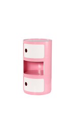 ALF storage unit, color: pink / white