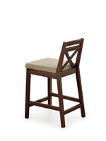 BORYS LOW bar stool, color: dark walnut / VILA 2