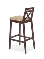 BORYS bar stool, color: dark walnut / VILA 2