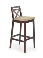 BORYS bar stool, color: dark walnut / VILA 2