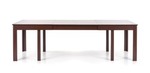 SEWERYN 160/300 cm extension table color: dark walnut