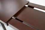 SEWERYN 160/300 cm extension table color: dark walnut