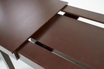 SEWERYN 160/300 cm extension table color: dark walnut