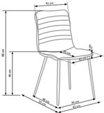 K251 chair, color: grey