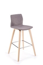 H80 bar stool, color: grey