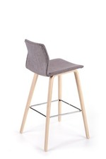 H80 bar stool, color: grey