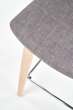 H80 bar stool, color: grey