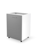 VENTO D-60/82 lower cabinet, color: white / light grey