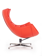 LUXOR leisure chair, color: red