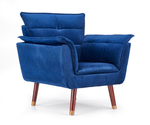 REZZO leisure chair, color: navy blue