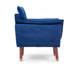 REZZO leisure chair, color: navy blue