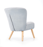 LANISTER leisure chair, color: light grey