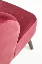 LANISTER leisure chair, color: maroon