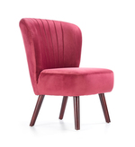 LANISTER leisure chair, color: maroon