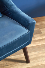 OPALE leisure chair, color: dark blue