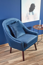 OPALE leisure chair, color: dark blue