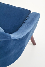 OPALE leisure chair, color: dark blue