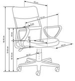 TIMMY o.chair, color: grey / black
