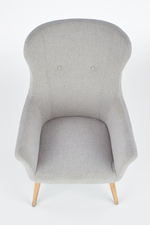 COTTO leisure chair, color: light grey