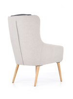 PURIO leisure chair, color: light grey / dark grey