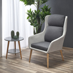 PURIO leisure chair, color: light grey / dark grey