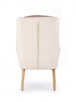 PURIO leisure chair, color: beige / brown