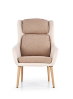 PURIO leisure chair, color: beige / brown