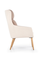 PURIO leisure chair, color: beige / brown