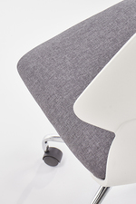 SKATE o.chair, color: white / grey