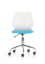 SKATE o.chair, color: white / blue