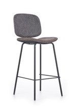 H84 bar stool, color: grey