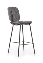 H84 bar stool, color: grey