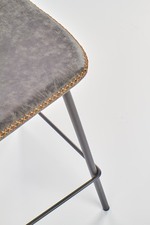 H84 bar stool, color: grey
