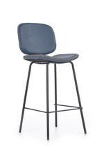 H84 bar stool, color: navy blue