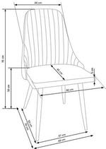 K285 chair, color: dark grey
