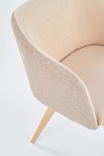 K288 chair, color: light brown / beige