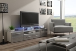 front TV stand EVORA RTV grey