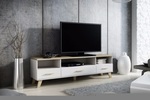 TV stand LOTTA 180 3s3K dimond white/lsonoma oak