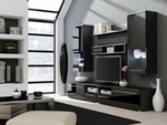 wall unit LUNA black/black