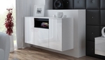 chest of drawers VIVA white/white/black