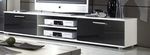 TV Stand ZARA white/black