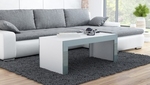 coffe table TESS white/grey lath