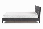OXFORD bed, color: dark grey
