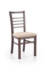 ADRIAN chair, color: dark walnut / torent beige