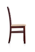 ADRIAN chair, color: dark walnut / torent beige
