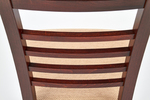 ADRIAN chair, color: dark walnut / torent beige