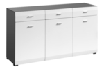  CLIF KOM/SB chest of drawers ( graphite/white)