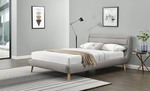 ELANDA 140 bed, color: light grey