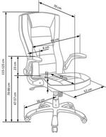 UPSET o. chair, color: black / grey / white