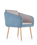 WELL leisure chair, color: turquoise / light grey